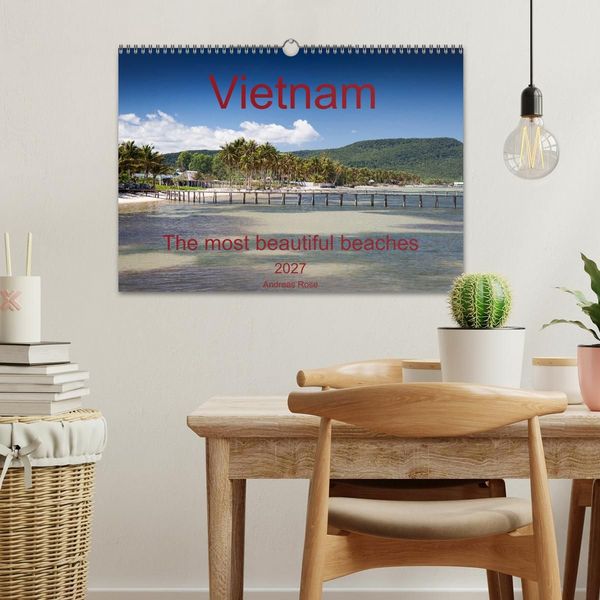 Produktbild: Vietnam`s most beautiful beaches (Wall Calendar 2027 DIN A3 landscape), CALVENDO 12 Month Wall Calendar