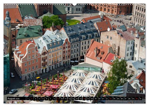 Produktbild: Hauptst&auml;dte des Baltikums (hochwertiger Premium Wandkalender 2026 DIN A2 quer), Kunstdruck in Hochglanz