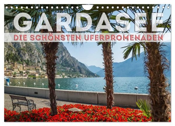 Produktbild: GARDASEE Die sch&ouml;nsten Uferpromenaden (Wandkalender 2026 DIN A4 quer), CALVENDO Monatskalender