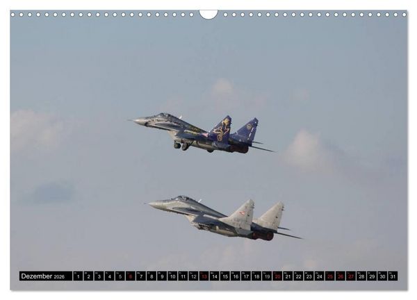 Produktbild: Augenblicke in der Luft: MiG-29 Fulcrum (Wandkalender 2026 DIN A3 quer), CALVENDO Monatskalender