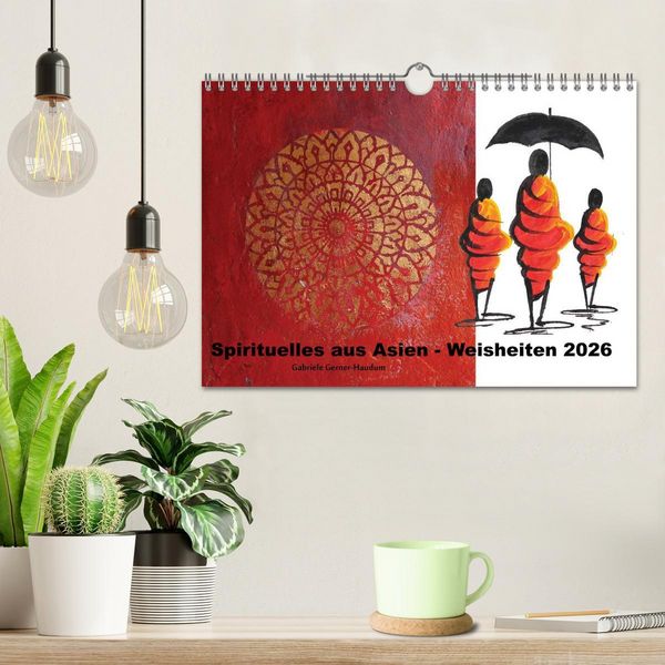 Produktbild: Spirituelles aus Asien - Weisheiten 2026 (Wandkalender 2026 DIN A4 quer), CALVENDO Monatskalender