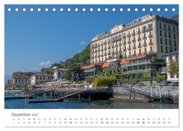 Produktbild: Como und der Comer See (Tischkalender 2027 DIN A5 quer), CALVENDO Monatskalender