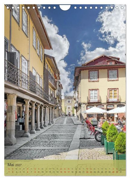 Produktbild: Die Stadt Guimar&atilde;es liegt im Norden Portugals im Distrikt Braga. (Wandkalender 2027 DIN A4 hoch), CALVENDO Monatskalender