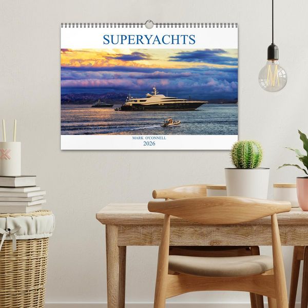 Produktbild: SUPERYACHTS (Wall Calendar 2026 DIN A3 landscape), CALVENDO 12 Month Wall Calendar
