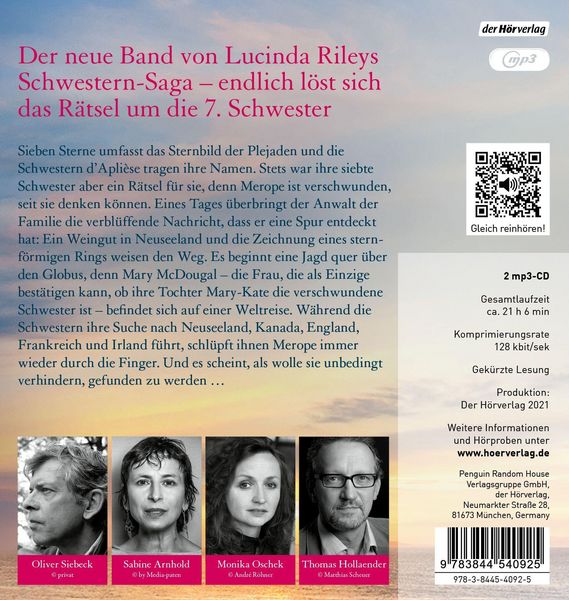 Produktbild: Die verschwundene Schwester