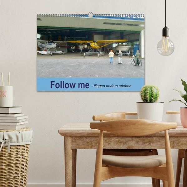 Produktbild: Follow me - fliegen anders erleben (Wandkalender 2026 DIN A3 quer), CALVENDO Monatskalender