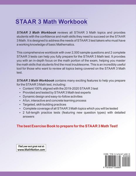 Produktbild: STAAR Math Workbook