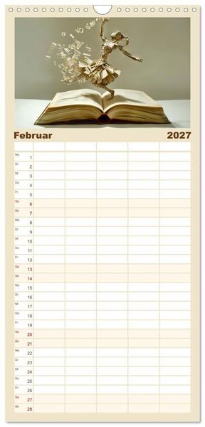 Produktbild: Familienplaner 2027 - Das versteckte Universum mit 5 Spalten (Wandkalender, 21 x 45 cm) CALVENDO