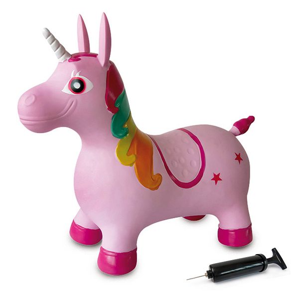 Produktbild: Jamara H&uuml;pftier Einhorn bunt mit Pumpe