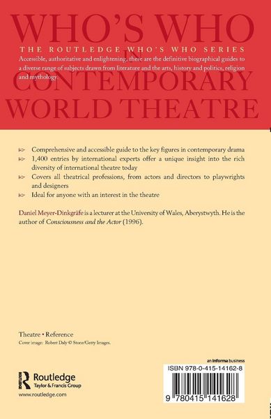 Produktbild: Who's Who in Contemporary World Theatre