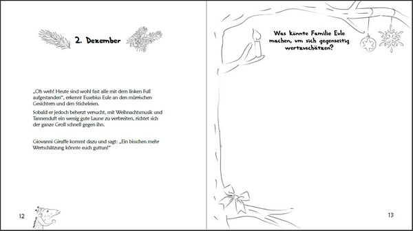 Produktbild: Was brauchst du im Advent? Der Familien-Adventskalender in Giraffensprache f&uuml;r Gewaltfreie Kommunikation mit Kindern und Eltern