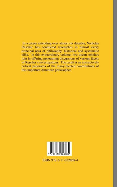 Produktbild: Rescher Studies