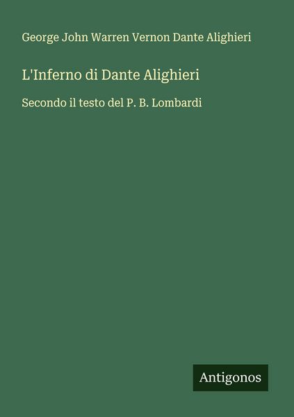 Produktbild: L'Inferno di Dante Alighieri