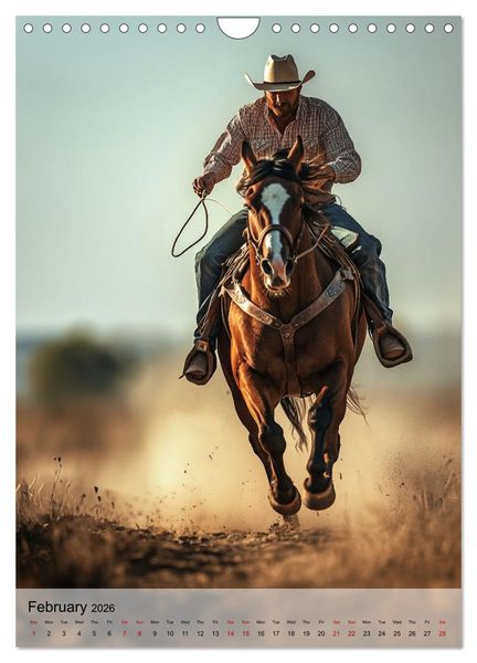 Produktbild: Saddle and Soul (Wall Calendar 2026 DIN A4 portrait), CALVENDO 12 Month Wall Calendar