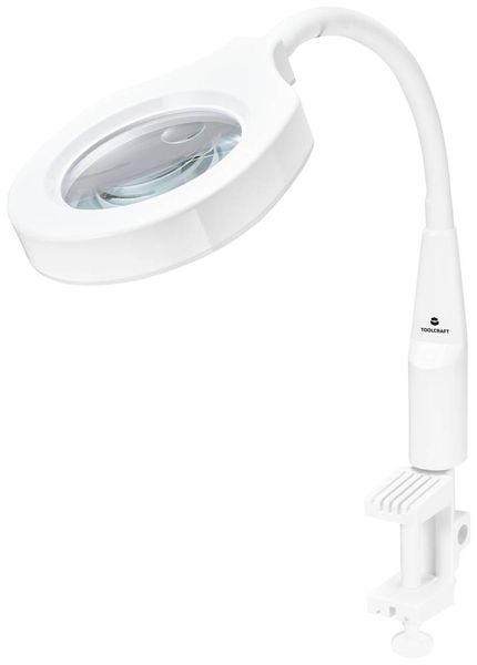 Produktbild: TOOLCRAFT TO-7447449 TOOLCRAFT 2-in-1 Lupenleuchte Vergr&ouml;&szlig;erungsfaktor=1.75 x, 3 x 85 mm 2021 Energieeffizienzklasse n.rel