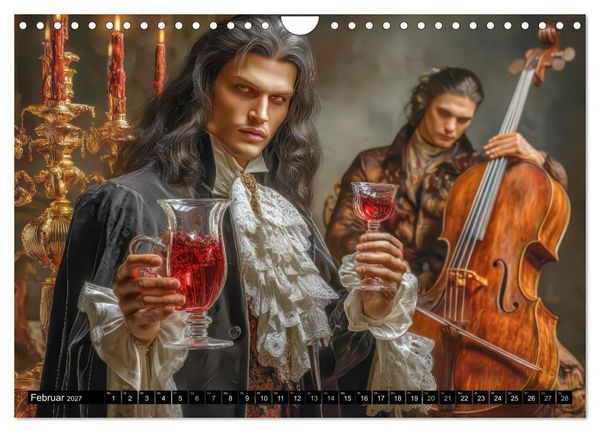 Produktbild: Vampire - Blutdurstige Nachtgestalten (Wandkalender 2027 DIN A4 quer), CALVENDO Monatskalender