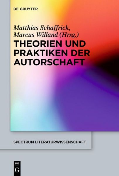 Produktbild: Theorien und Praktiken der Autorschaft