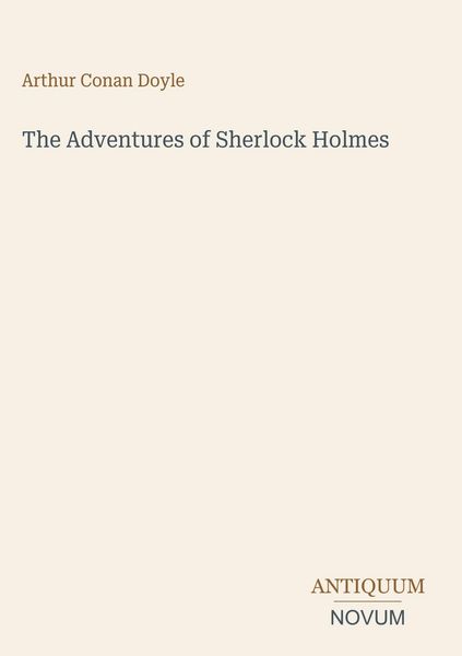 Produktbild: The Adventures of Sherlock Holmes