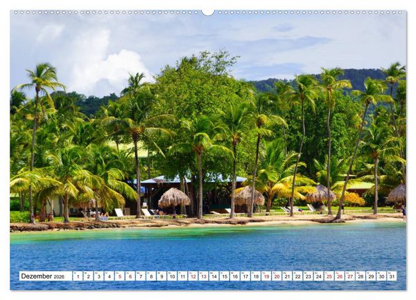 Produktbild: Martinique, die Traumstr&auml;nde (Wandkalender 2026 DIN A2 quer), CALVENDO Monatskalender