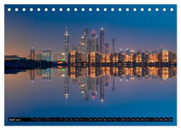 Produktbild: DUBAI - 2026 (Tischkalender 2026 DIN A5 quer), CALVENDO Monatskalender