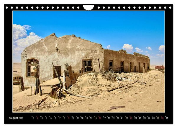 Produktbild: Geisterstadt Kolmannskuppe (Wandkalender 2026 DIN A4 quer), CALVENDO Monatskalender