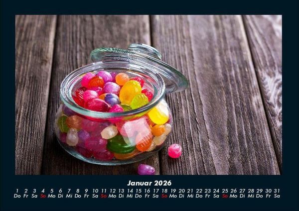 Produktbild: World of Sweets 2026 Fotokalender DIN A4