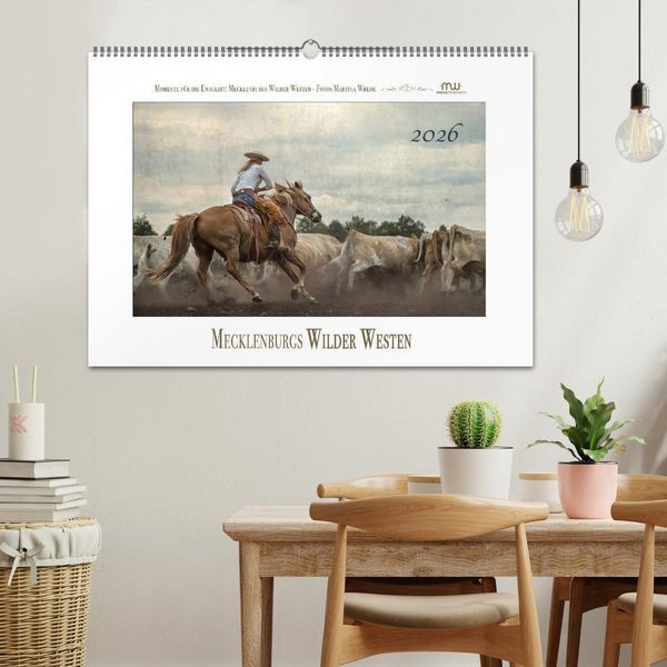 Produktbild: Mecklenburgs Wilder Westen (Wandkalender 2026 DIN A2 quer), CALVENDO Monatskalender
