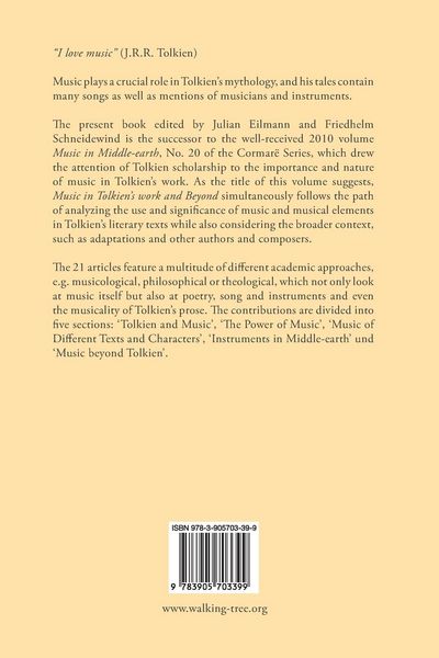 Produktbild: Music in Tolkien's Work and Beyond