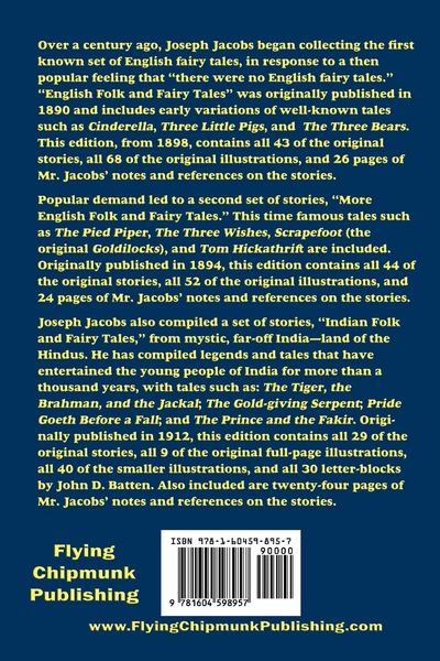 Produktbild: Joseph Jacobs' English, More English, and Indian Folk and Fairy Tales