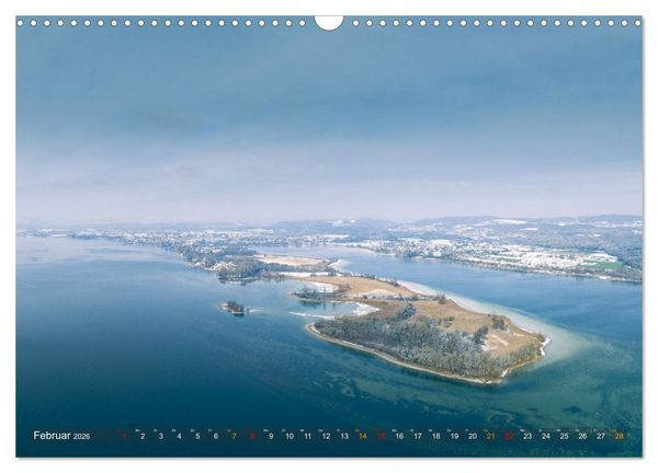 Produktbild: Die Halbinsel Mettnau - Erholungsort im Bodensee (Wandkalender 2026 DIN A3 quer), CALVENDO Monatskalender
