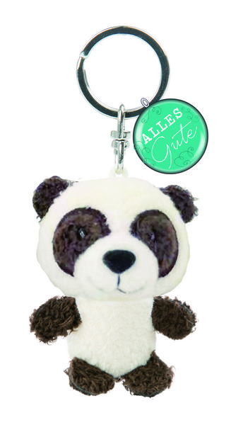 Produktbild: Schl&uuml;sselanh&auml;nger Panda mit Anh&auml;nger Alles Gute