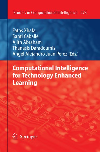 Produktbild: Computational Intelligence for Technology Enhanced Learning