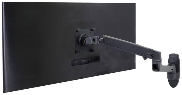 Ergotron LX Arm Wall Mount 1fach Monitor-Wandhalterung 38,1 cm (15') - 86,4 cm (34') Schwarz Höhenverstellbar, Neigbar, 