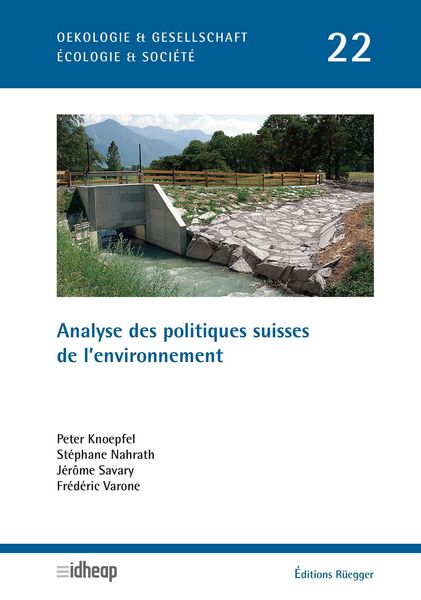 Produktbild: Analyse des politiques suisses de l'environnement