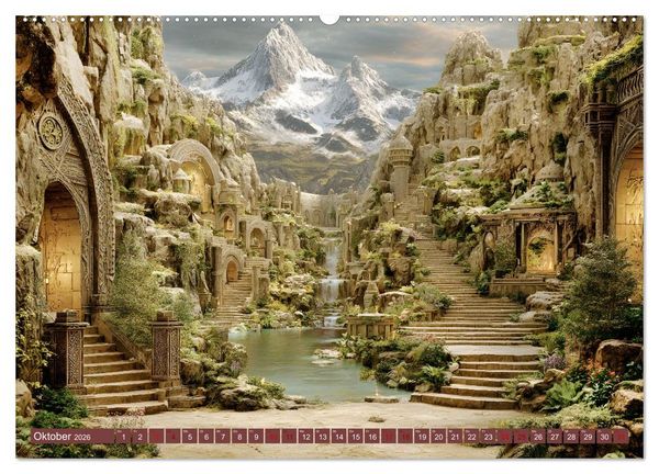 Produktbild: Die Kunst des Verirrens (Wandkalender 2026 DIN A2 quer), CALVENDO Monatskalender