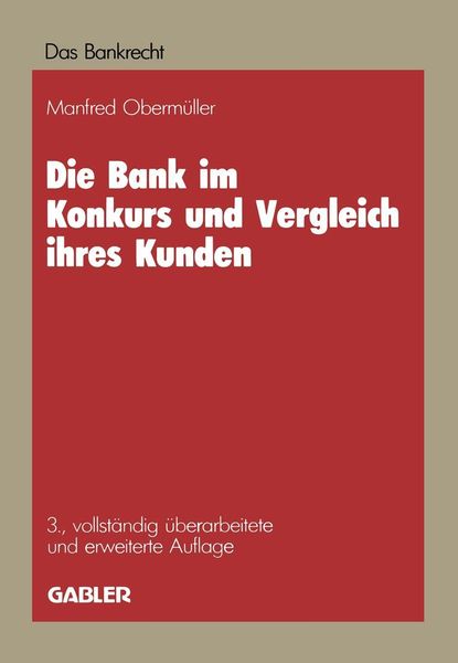 Produktbild: Die Bank im Konkurs und Vergleich ihres Kunden