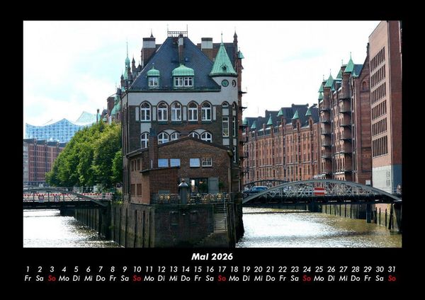 Produktbild: Hamburgs Sch&ouml;nheit 2026 Fotokalender DIN A3