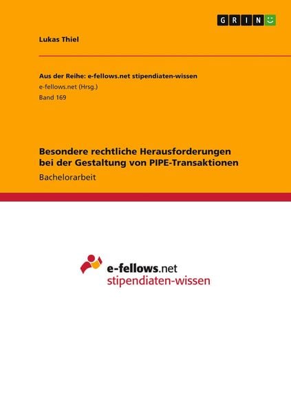 Produktbild: Besondere rechtliche Herausforderungen bei der Gestaltung von PIPE-Transaktionen