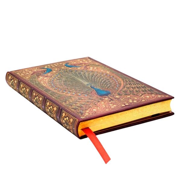 Produktbild: Hardcover Notizbuch, Hafiz&lsquo; Pfauen, Mini, Liniert