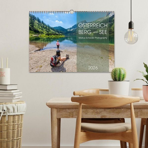 Produktbild: &Ouml;sterreich Berg und See (Wandkalender 2026 DIN A3 quer), CALVENDO Monatskalender