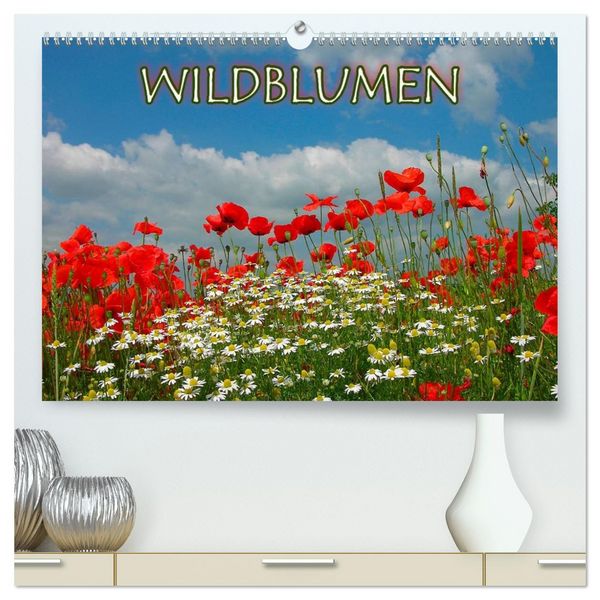 Produktbild: Wildblumen 2026 (hochwertiger Premium Wandkalender 2026 DIN A2 quer), Kunstdruck in Hochglanz