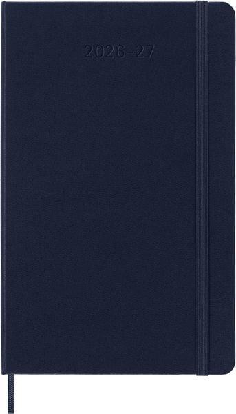 Produktbild: Moleskine 18 Monate Wochen 26/27 L/A5, 1W=1S Geb Saphir