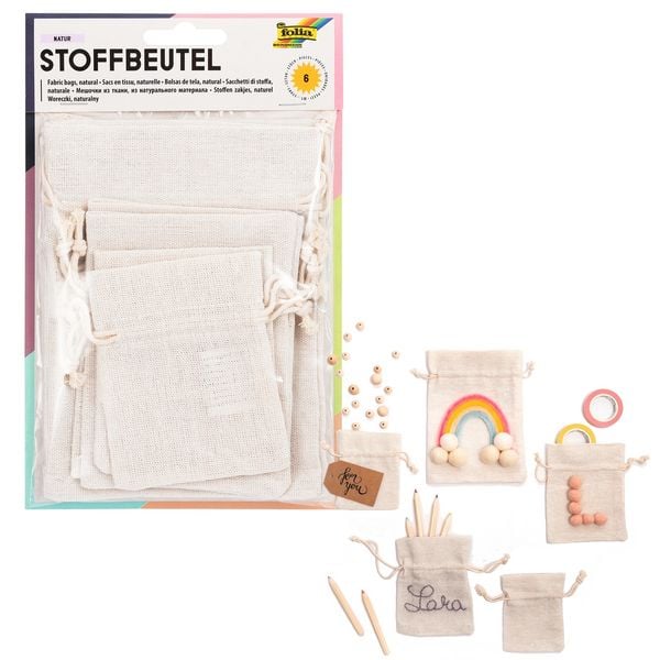Produktbild: FOLIA&reg; Geschenkbeutel, natur