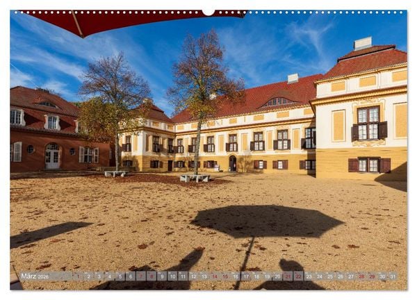 Produktbild: Schl&ouml;sser und G&auml;rten in Brandenburg (hochwertiger Premium Wandkalender 2026 DIN A2 quer), Kunstdruck in Hochglanz