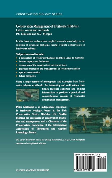 Produktbild: Conservation Management of Freshwater Habitats