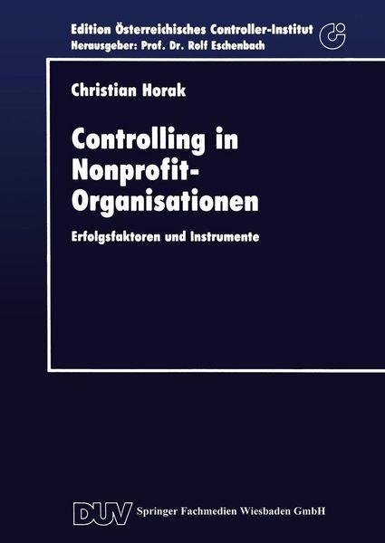 Produktbild: Controlling in Nonprofit-Organisationen