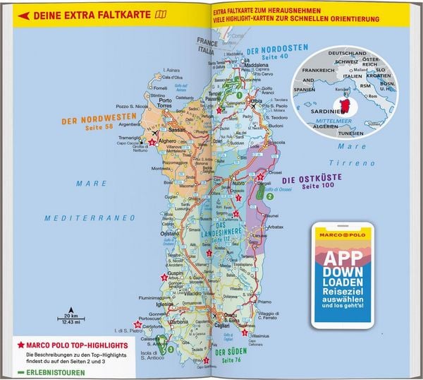 Produktbild: MARCO POLO Reisef&uuml;hrer Sardinien