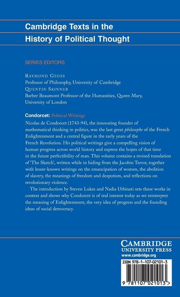Produktbild: Condorcet: Political Writings
