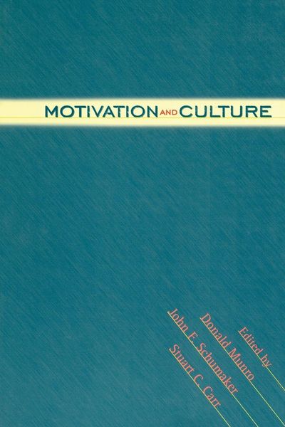 Produktbild: Motivation and Culture