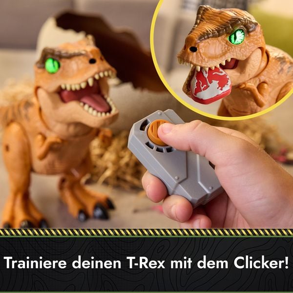Produktbild: Primal Hatch, Jurassic World, Interaktiver T-Rex im Ei, 100+ Soundeffekte und Reaktionen